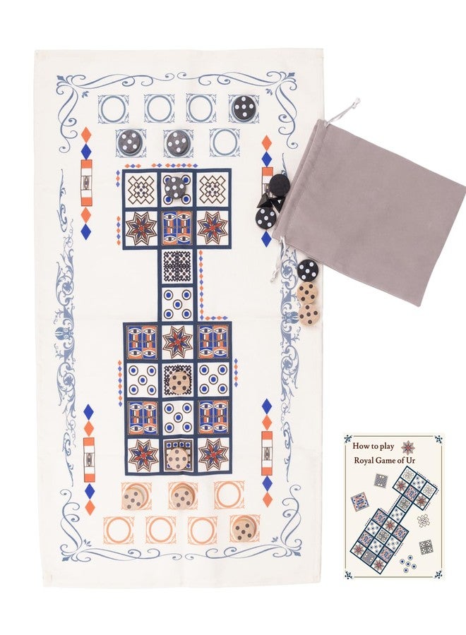 WodGod Royal Game of UR with Pyramid Dice, Ancient Strategy Board Game for Adults, 2 Player Travel Table Game, Compact, Travel-Friendly，One of The Oldest Strategy Games in The World - Image 1